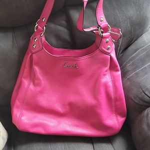 Coach tri pocket bag
